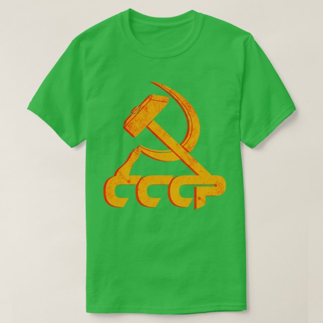 Sovjetunionens CCCP Sovjetkommunism Hammer Sickle1 T Shirt (Design framsida)