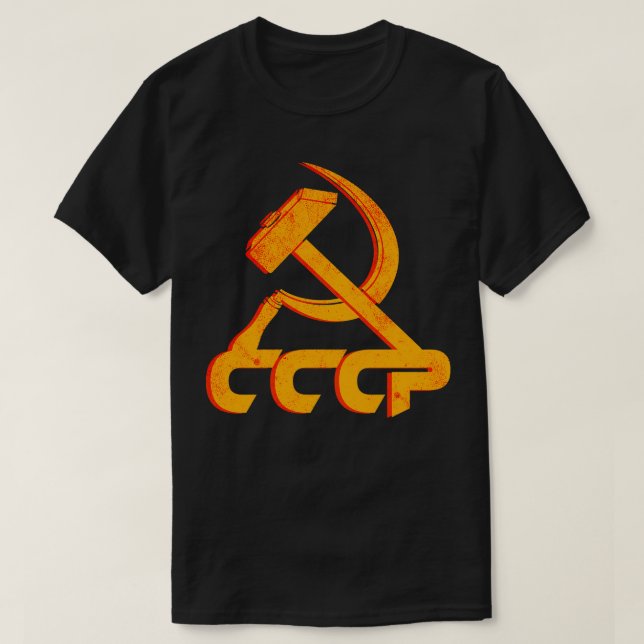 Sovjetunionens CCCP Sovjetkommunism Hammer Sickle1 T Shirt (Design framsida)