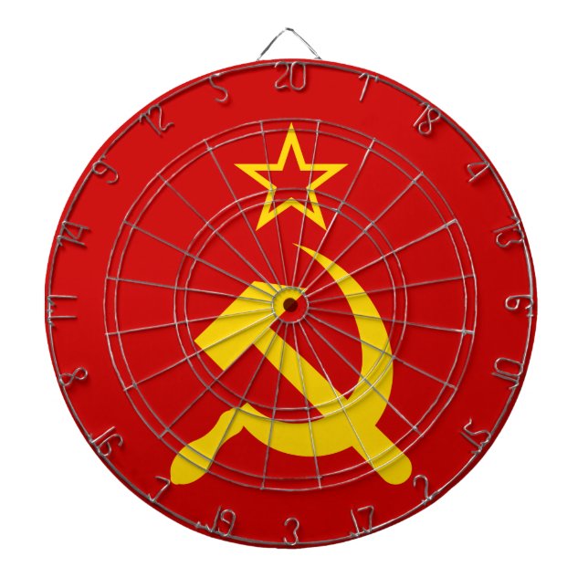 Sovjetunionens flagga darttavla (Framsidan)