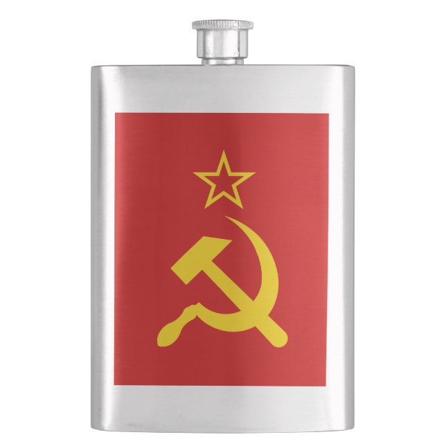 Sovjetunionens flagga fickplunta (Framsidan)