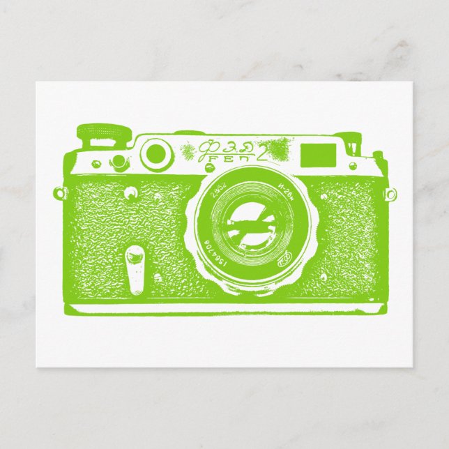 Sovjetunionens kamera - Martiska Grönten Vykort (Framsida)