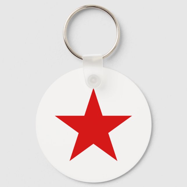 Sovjetunionens kommunistiska militära röda stjärna nyckelring (Framsida)