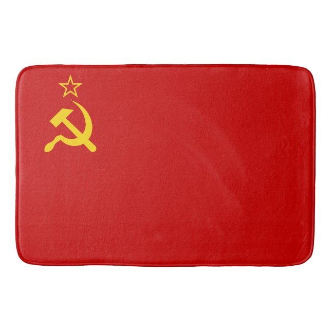 Sovjetunionens kommunistiska sickle och Hammer Badrumsmatta (Framsidan)