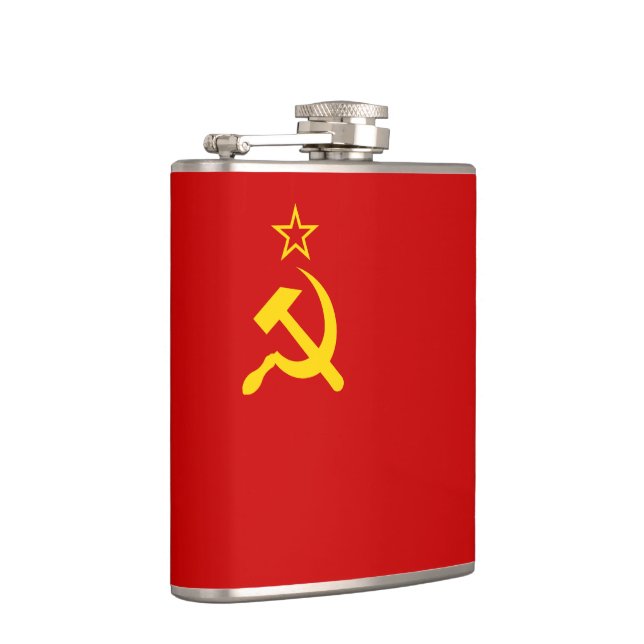 Sovjetunionens kommunistiska sickle och Hammer Fickplunta (Höger)