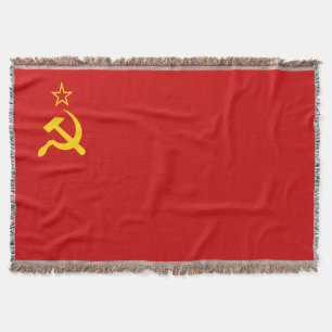Sovjetunionens kommunistiska sickle och Hammer Filt