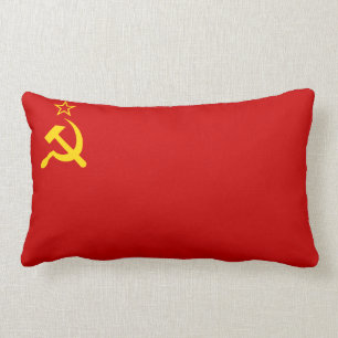 Sovjetunionens kommunistiska sickle och Hammer Lumbarkudde