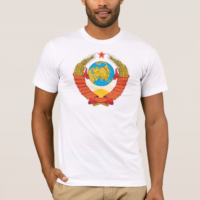 Sovjetunionens nationella emblem t-shirt (Framsida)