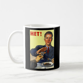 Sovjetunionens propaganda för alkohol kaffemugg