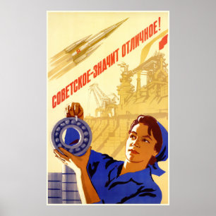 Sovjetunionens propaganda Poster