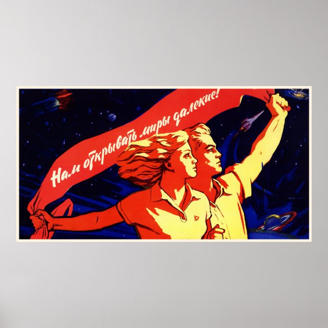 Sovjetunionens propaganda Poster (Framsidan)