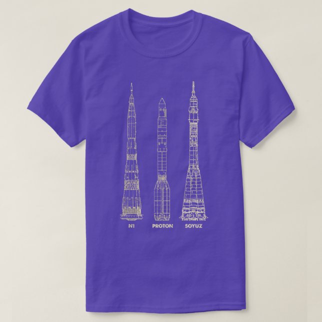 Sovjetunionens raketer 2 t shirt (Design framsida)