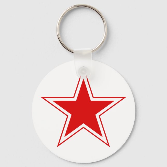 Sovjetunionens Red Star-nyckelkedja Nyckelring (Framsida)