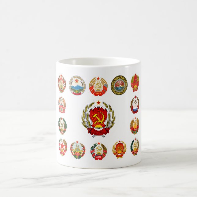 Sovjetunionens republiker kaffemugg (Center)