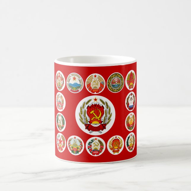 Sovjetunionens republiker kaffemugg (Center)