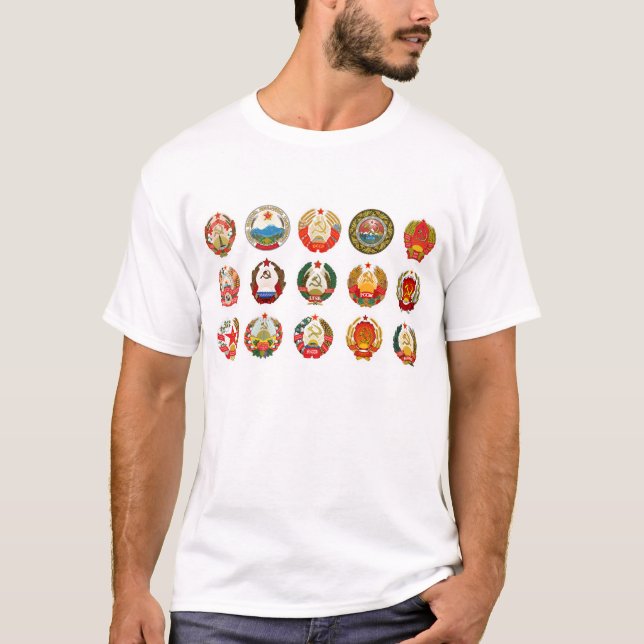 Sovjetunionens republiker t shirt (Framsida)