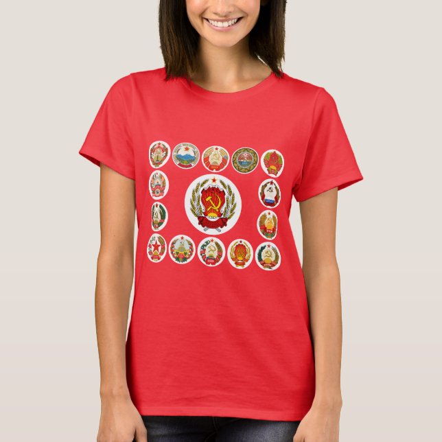 Sovjetunionens republiker t shirt (Framsida)
