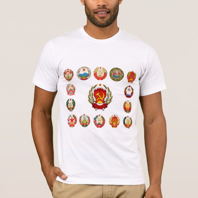 Sovjetunionens republiker t shirt (Framsida)