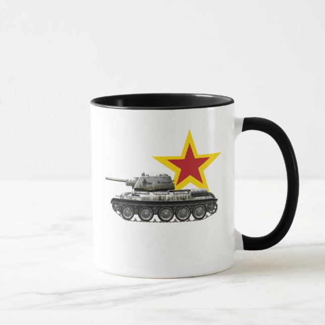Sovjetunionens Tank Världskrig 2 Mugg (Höger)