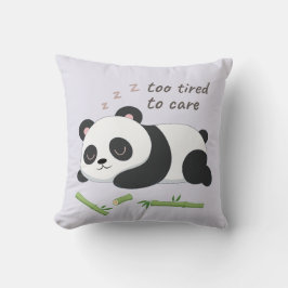 Sovmästare Panda – Söt Lat Björn Konst Kudde