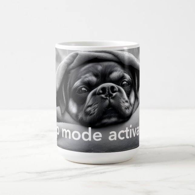 Sovmode aktiverad hund kaffemugg (Center)