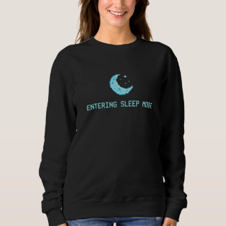 Sovmode Humoristisk Retro Dator Design T Shirt