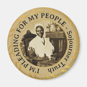Sovorner Truth Abolitionist Black Women's Högers Magnet