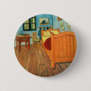 Sovrum i Arles av Vincent Van Gogh Knapp