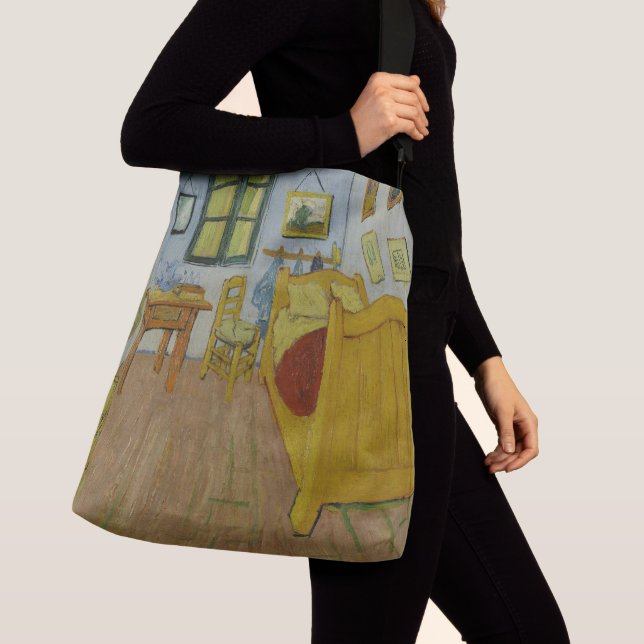 Sovrum i Arles, Oljemålning, Vincent Van Gogh Axelväska (Närbild)