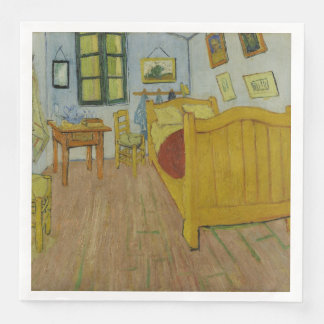 Sovrum i Arles, Oljemålning, Vincent Van Gogh Pappersservett