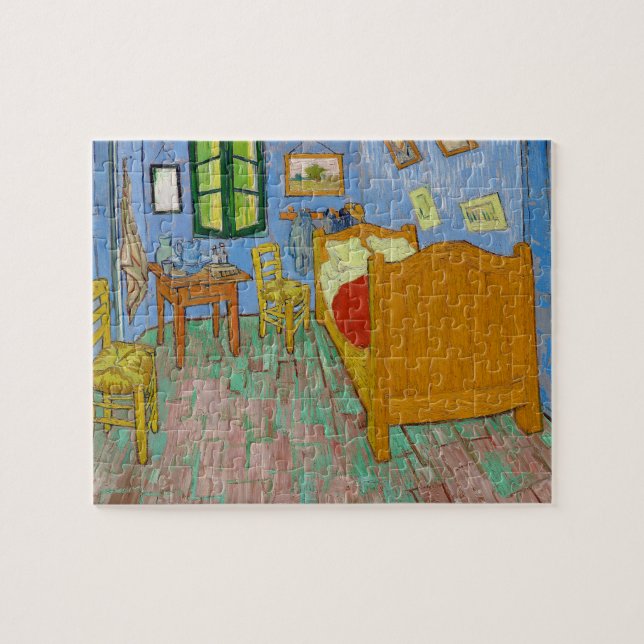Sovrum Mästerverk Målning av Vincent van Gogh Pussel (Horisontell)