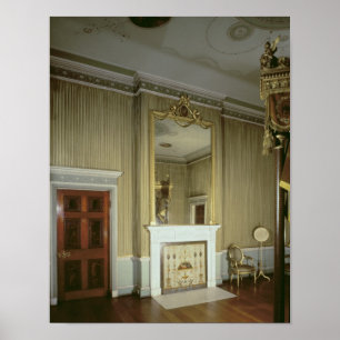 Sovrum med spisen som är designad vid Adam, c.177 Poster