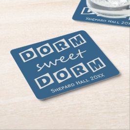 "Sovrum Sött Sovrum" anpassade sovrumsfest-coaster Underlägg Papper Kvadrat