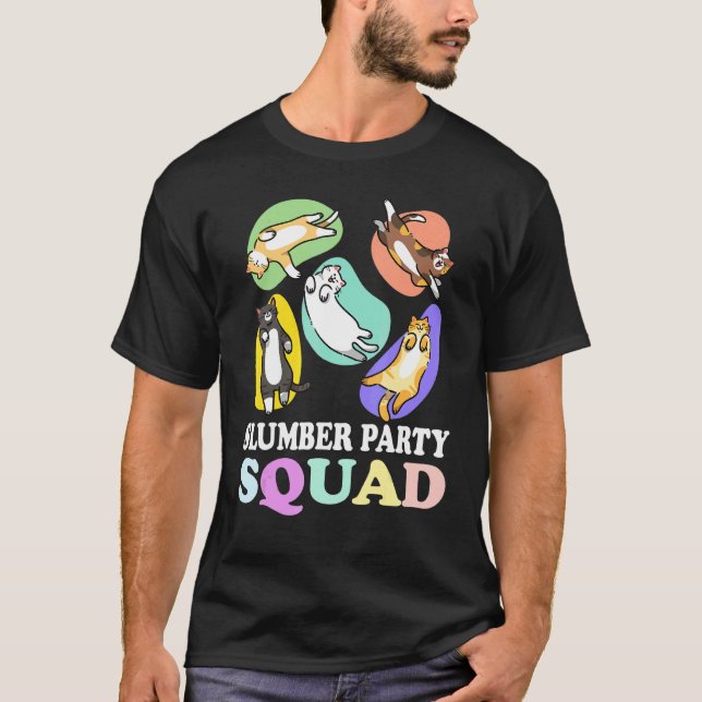 Sovsäkerhet Sömnparty Tröjor Katter Sl (Framsida)