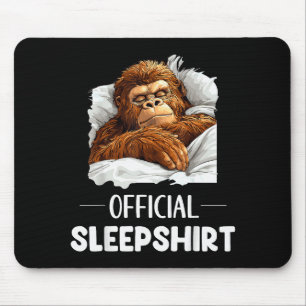 Sovskjorta Sleeng Bigfoot Sasquatch Älskare Pyjama Musmatta