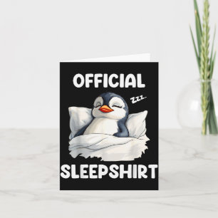 Sovskjorta Sömn Penguins Djurälskare Pyjamas Kort