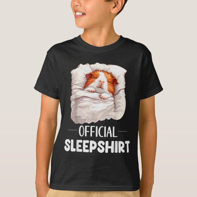 Sovskjorta Sover Guinea G Djurförening Pyjamas  T Shirt (Framsida)