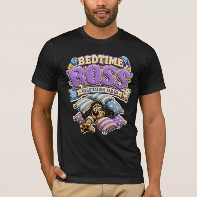 Sovtid Boss Rolig Söv T-Shirt (Framsida)