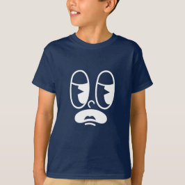 Sovvlig Glitch-ansikte T Shirt