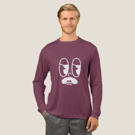 Sovvlig Glitch-ansikte T Shirt