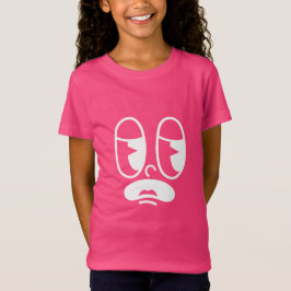 Sovvlig Glitch-ansikte T Shirt