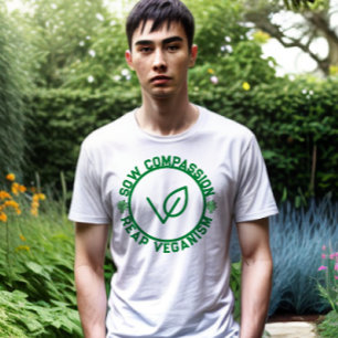 Sow Compassion, RAP Veganism - Eco-Friendly Vegan T Shirt