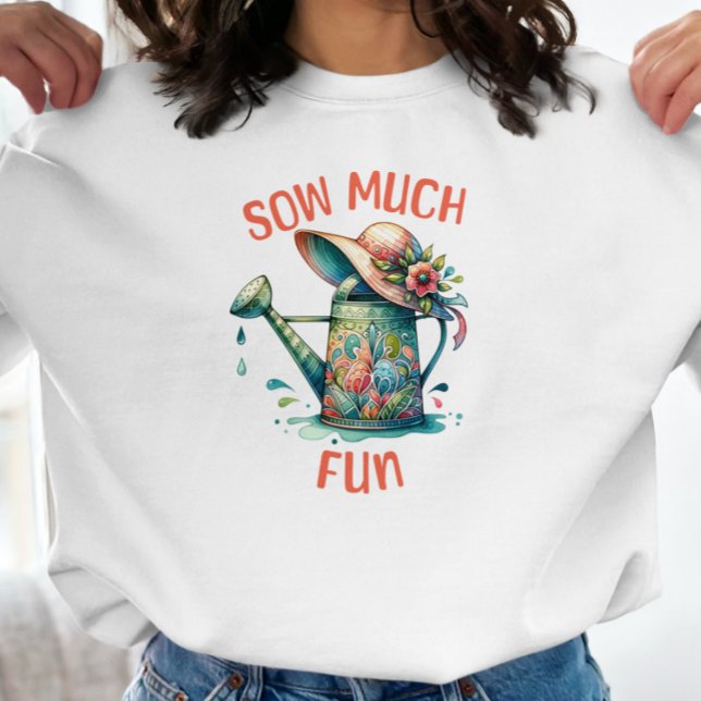 Sow Mycket Roligt Vit sötskjorta T Shirt (Skapare uppladdad)