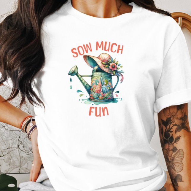 Sow Mycket Roligt  vit T-Shirt (Skapare uppladdad)