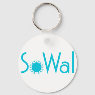SoWal södra Walton County med solen Nyckelring