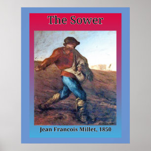 Sower 1850 poster