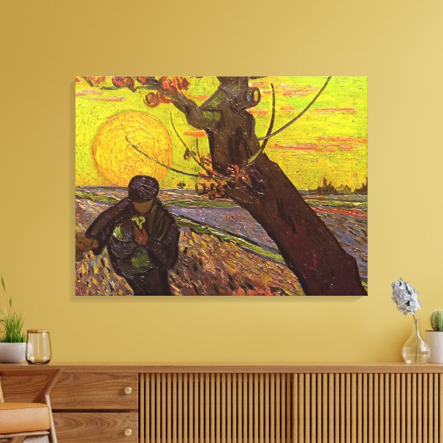 Sower av Vincent van Gogh Canvastryck (Insitu (Vardagsrum))