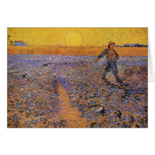 Sower av Vincent van Gogh Hälsningskort