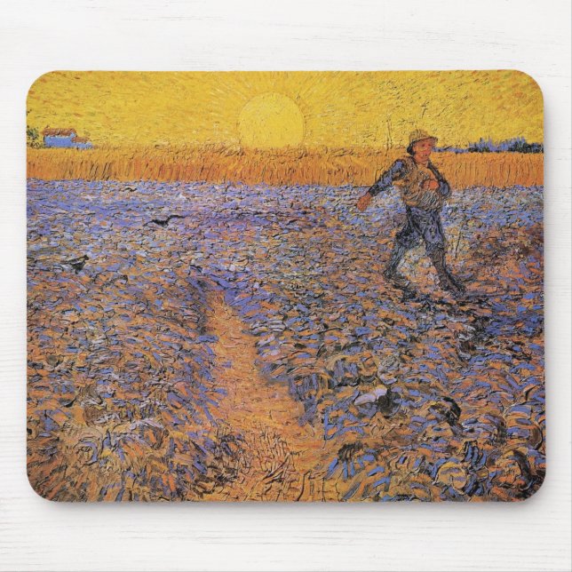 Sower av Vincent van Gogh Musmatta (Framsidan)