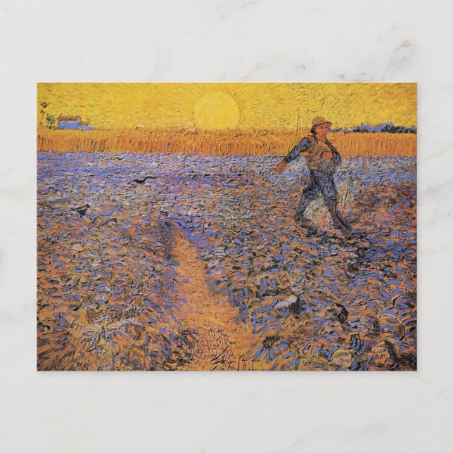 Sower av Vincent van Gogh Vykort (Framsida)