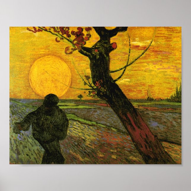 Sower (F450) Van Gogh Fine Art Poster (Framsidan)